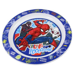 Farfurie intinsa din plastic, Spiderman, 22 CM