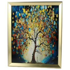 Tablou 3D cu pietricele stralucitoare 25x30 CM, Copacul fermecat