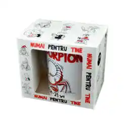 Cana ceramica 300 ml Zodiac "Scorpion", in cutie decorativa