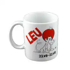Alternative view of Cana ceramica 300 ml Zodiac "Leu", in cutie decorativa