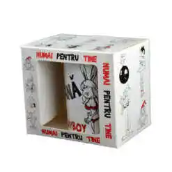 Cana ceramica 300 ml "Cana Playboy", in cutie decorativa - Funny Mug