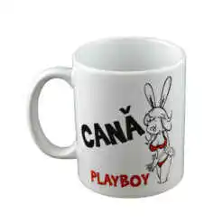 Alternative view of Cana ceramica 300 ml "Cana Playboy", in cutie decorativa - Funny Mug
