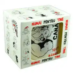 Cana ceramica 300 ml "100% barbat", in cutie decorativa - Funny Mug