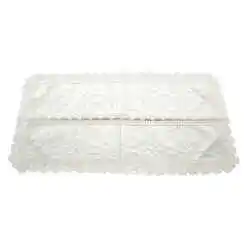 Fata de masa artizanat din bumbac 45x25 CM Crem