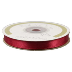 Rola panglica satin Bordo 10 mm x 25 m, Art Deco