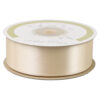 Rola panglica satin Crem 25 mm x 25 m, Art Deco