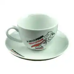 Alternative view of Ceasca cu farfurie din ceramica "A legszuperebb nagytat?nak", in ambalaj cadou