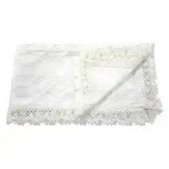 Servetel traditional din bumbac 45x25 CM Alb