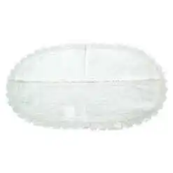 Servetel traditional oval din bumbac 45x25 CM Alb