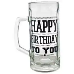 Halba de bere 500 ml "Happy birthday to you"