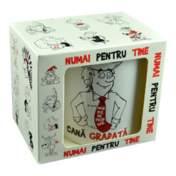 Cana ceramica 300 ml "Cana Gradata", in cutie decorativa - Funny Mug