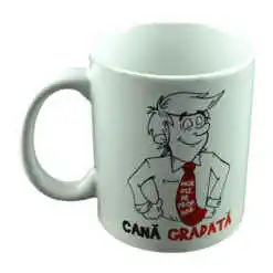 Alternative view of Cana ceramica 300 ml "Cana Gradata", in cutie decorativa - Funny Mug