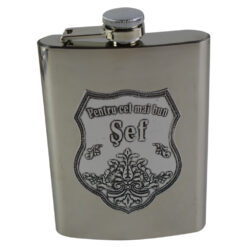 Plosca din inox 210 ml "Cel mai bun Sef"