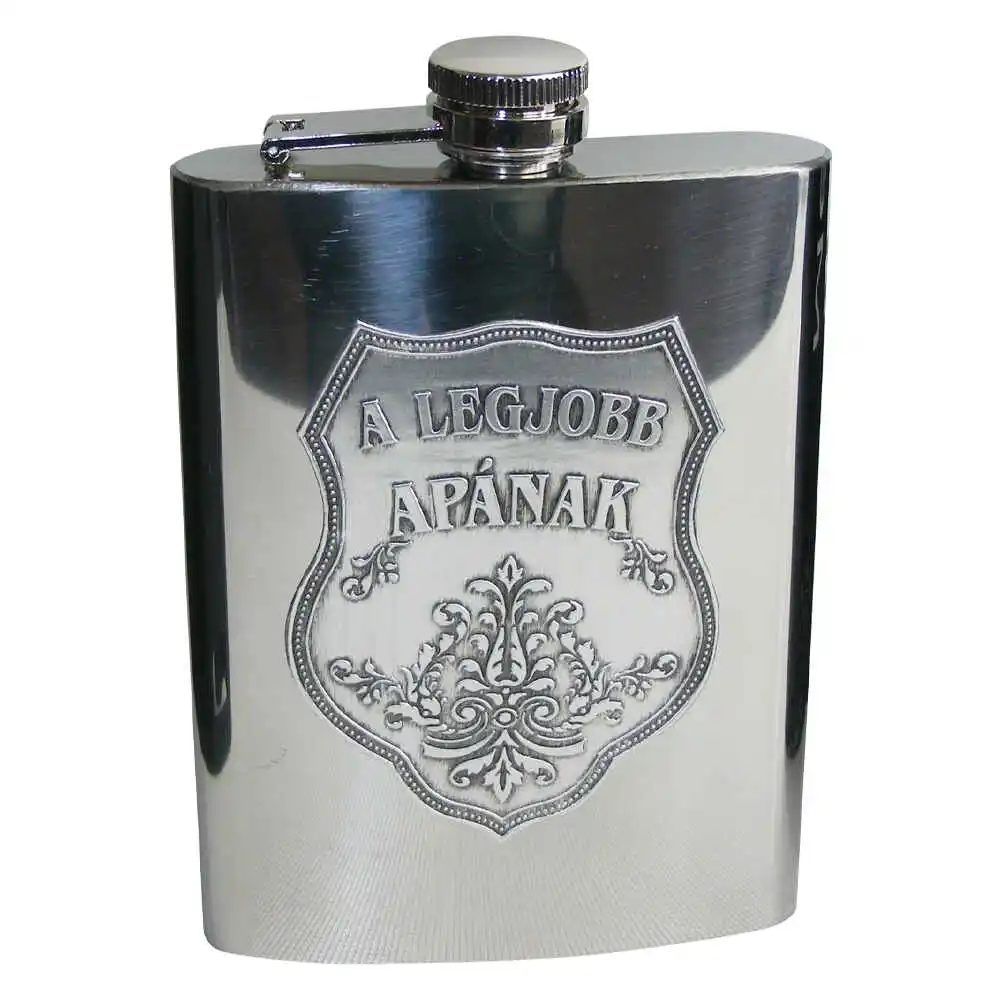 Plosca din inox 210 ml "A legjobb Apanak"