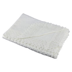 Fata de masa traditionala din bumbac 140x120 CM Alb