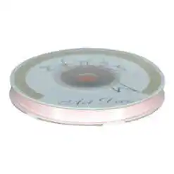 Rola panglica satin Roz 6 mm x 25 m, Art Deco