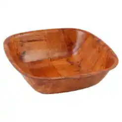 Salatiera din bambus 15x4 CM, patrat/rotund