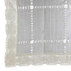 Fata de masa din bumbac Runner 50x180 CM, cu dantela