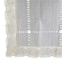 Fata de masa din bumbac 90x90 CM, dantelat