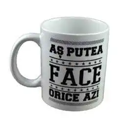 Cana ceramica Boss Mug 300 ml "As putea face orice azi!", in cutie decorativa