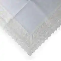 Fata de masa din bumbac 90x90 CM, cu broderie