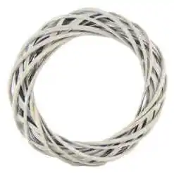 Coroana salcie pentru decor 20 CM, Gri