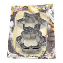 Set forme realizate din inox pentru prajituri - 6 buc.