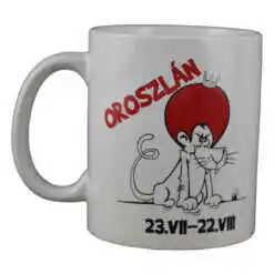 Cana ceramica Zodiac "Oroszlan" 300 ml, in cutie decorativa