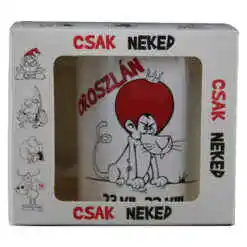 Alternative view of Cana ceramica Zodiac "Oroszlan" 300 ml, in cutie decorativa