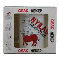 Alternative view of Cana ceramica Zodiac "Nyilas" 300 ml, in cutie decorativa