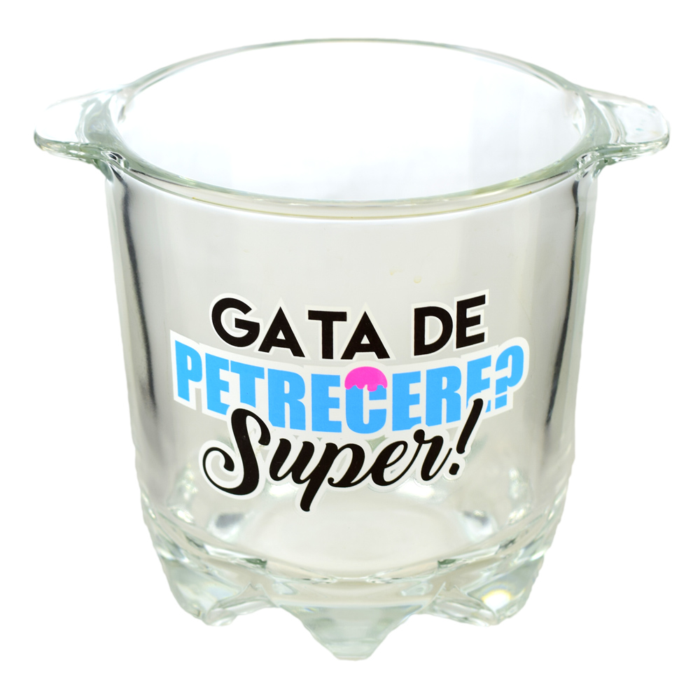 Frapiera gheata din sticla in cutie decorativa - Gata de petrecere? Super!