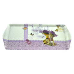 Tava realizata din material plastic - Design Lavanda 38x16 CM
