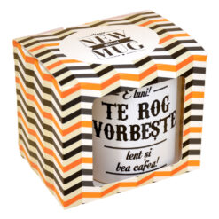 Cana ceramica Boss Mug 300 ml "E luni, te rog vorbeste...", in cutie decorativa