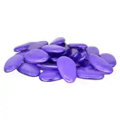 Pietre de sticla decorative Mov 40 mm - 500 gr