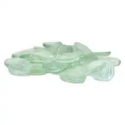 Pietre de sticle decorative Verde transparent 4 CM - 500 gr