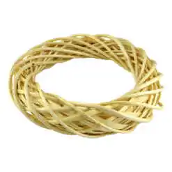 Coroana pentru decor din rachita 14 CM - Naturala