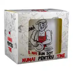 Alternative view of Cana ceramica 300 ml, "Cel mai bun sot", in cutie decorativa - Funny Mug