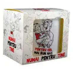 Alternative view of Cana ceramica 300 ml "Cel mai bun nas", in cutie decorativa - Funny Mug