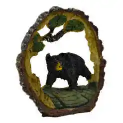 Ornament urs realizat din rasina