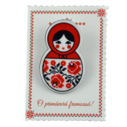 Martisor Brosa din plastic 5 CM