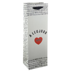 Punga cadou pentru bauturi realizata din hartie laminata - A legjobb apa/The best dad