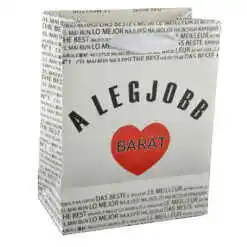 Punga cadou din hartie laminata 18x23CM - A legjobb barat/The best friend