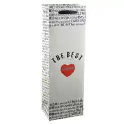 Alternative view of Punga cadou pentru bauturi realizata din hartie laminata - A legjobb ferj/The best husband