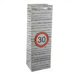 Punga cadou pentru bauturi realizata din hartie laminata - Boldog szuletesnapot 30/Happy birthday 30