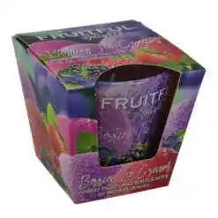 Alternative view of Lumanare parfumata in pahar de sticla - Diverse arome de fructe (Model 1)