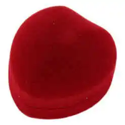 Cutie pentru inel din catifea 6 CM, Inima