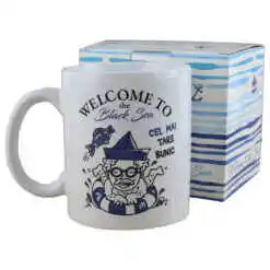 Cana ceramica 300 ml "Cel mai tare bunic", in cutie decorativa - Black Sea