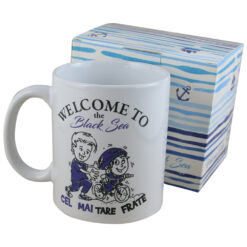 Cana ceramica 300 ml "Cel mai tare frate", in cutie decorativa - Black Sea