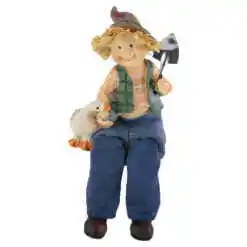 Copil Gradinar din rasina cu picioare textil 20 CM