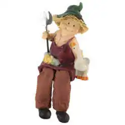 Alternative view of Copil Gradinar din rasina cu picioare textil 20 CM